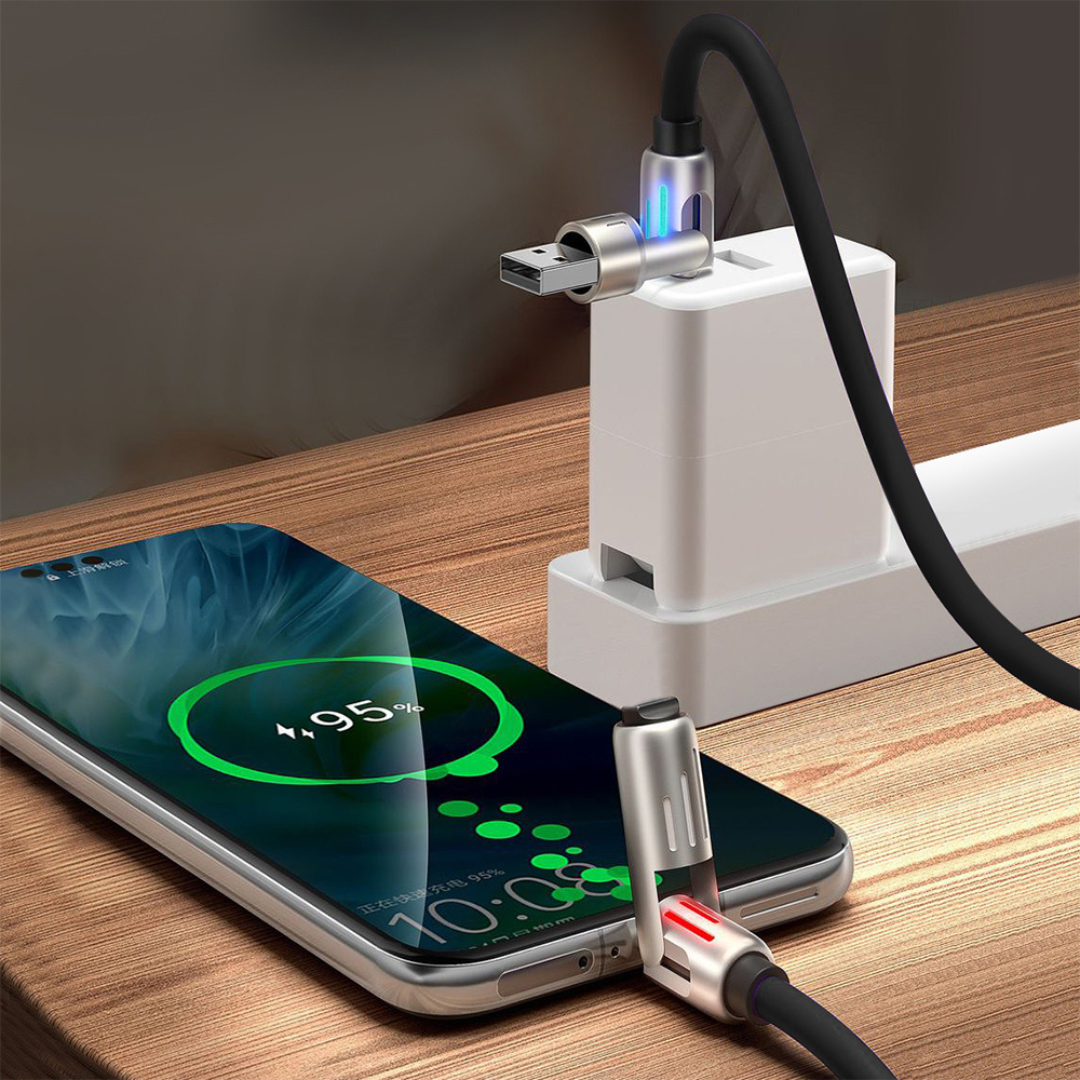 4-in-1 Fast Charging Cable with Breathing Light