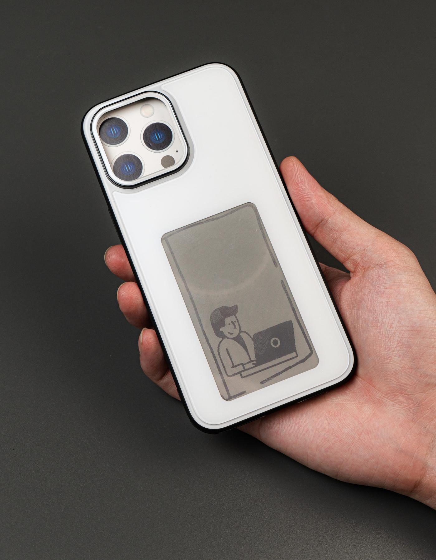 PixlrCase - Customizable E-ink iPhone Case for iPhone 13/14/15/Pro/ProMax