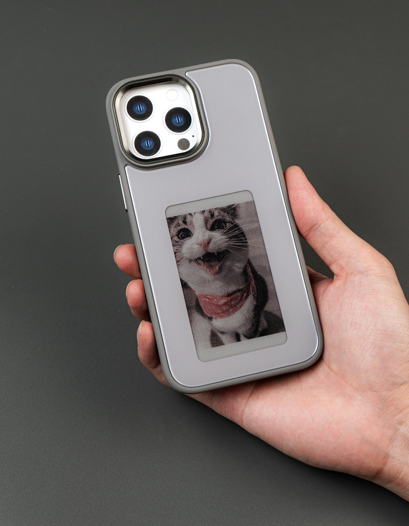 PixlrCase - Customizable E-ink iPhone Case for iPhone 13/14/15/Pro/ProMax