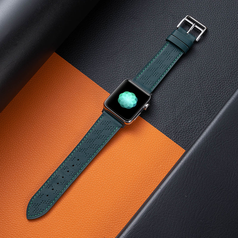 Leather Band for Apple Watch with Dotted Pattern