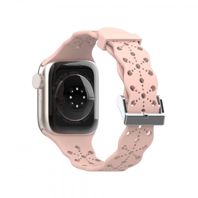 Ladies' Lace Silicone Band for Apple Watch