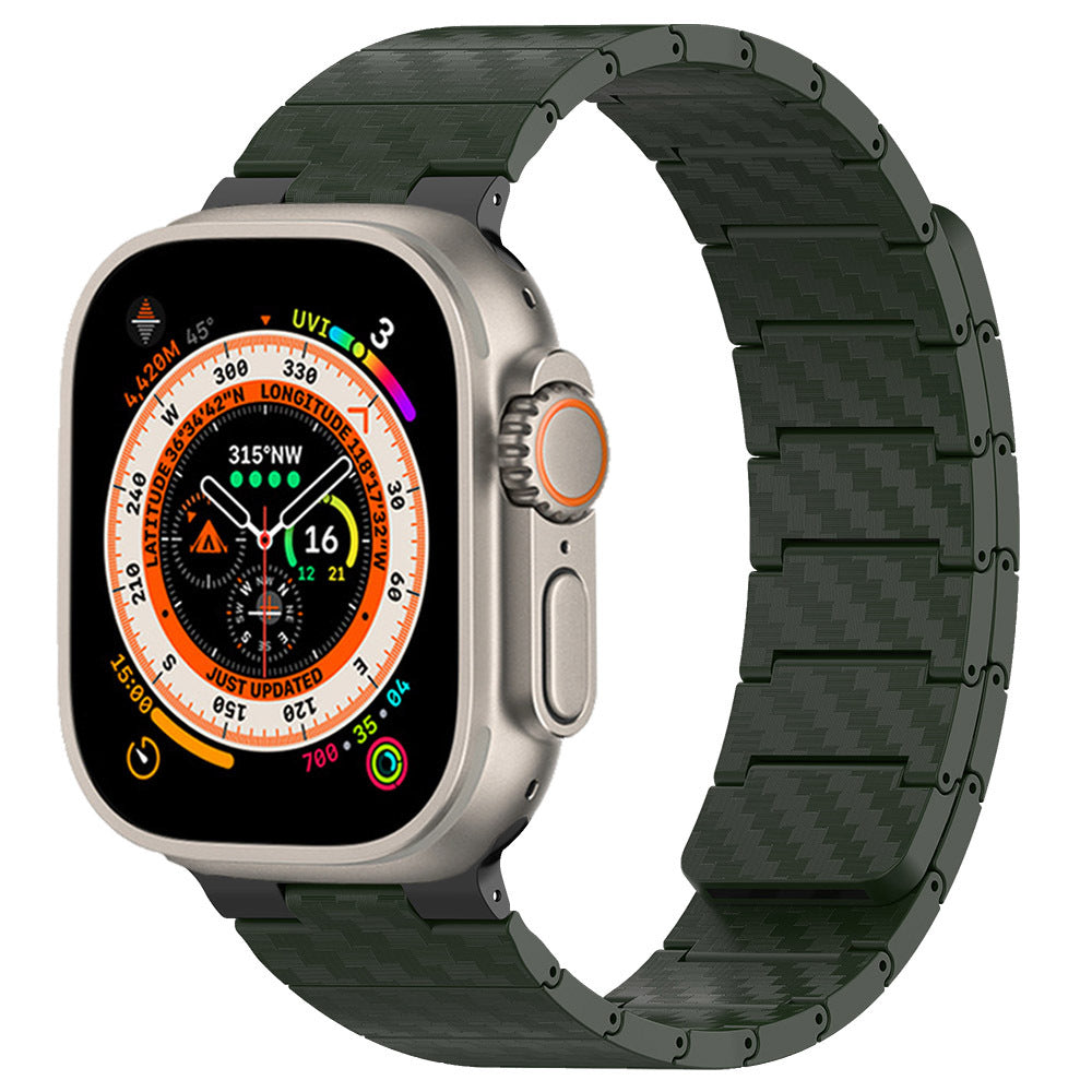 Fashion Magnetic Carbon Fiber Band For Apple Watch
