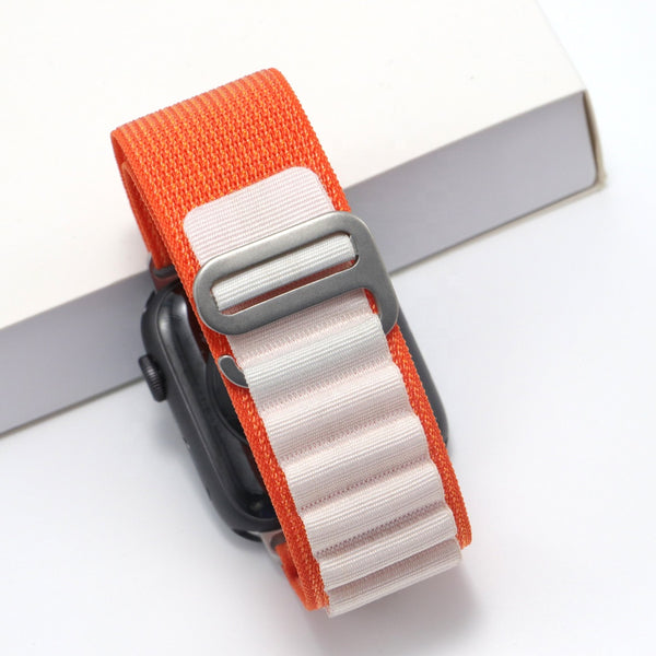 Double Layers Nylon Band for Apple Watch with G-shape Buckle Version 2.0