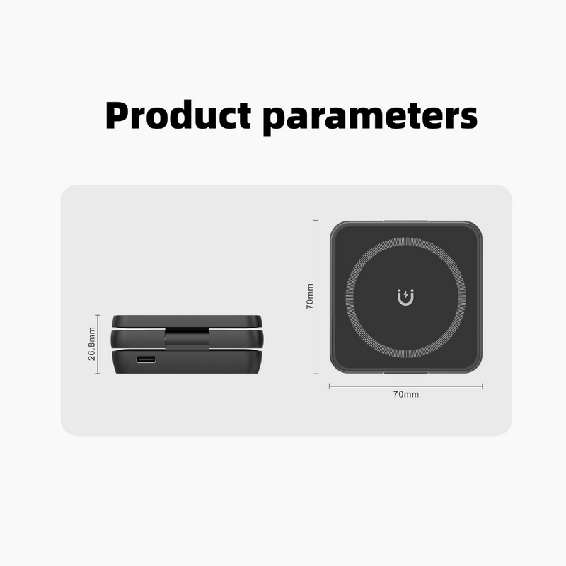 3-in-1 Foldable Magnetic Wireless Charging Station