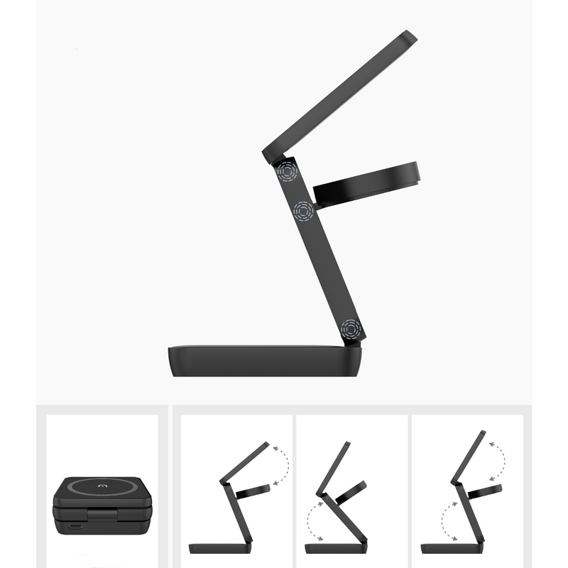 3-in-1 Foldable Magnetic Wireless Charging Station