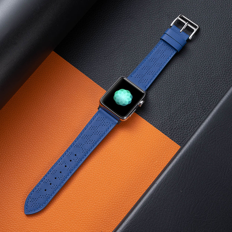 Leather Band for Apple Watch with Dotted Pattern