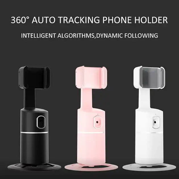 Auto Tracking Phone Holder 360 degrees Rotation