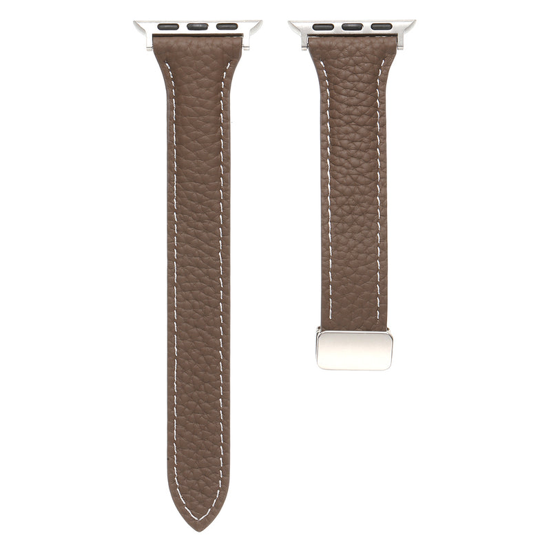 Leather Band with Magnetic Buckle For Apple Watch