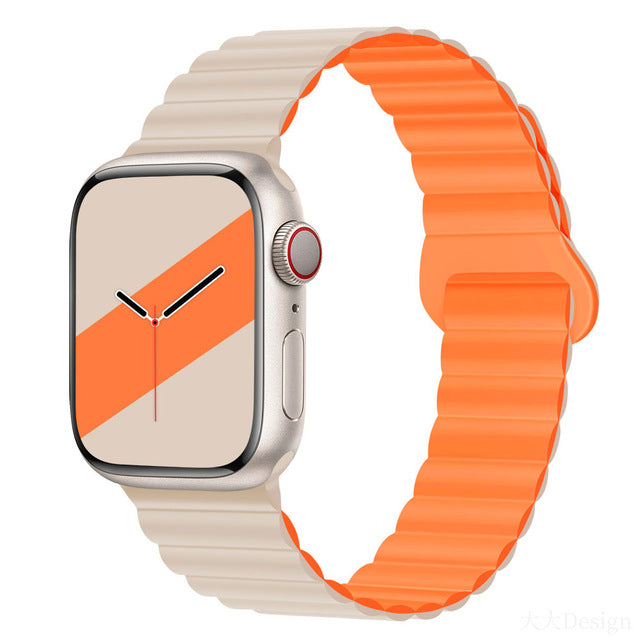 Colorful Magnetic Silicone Band for Apple Watch