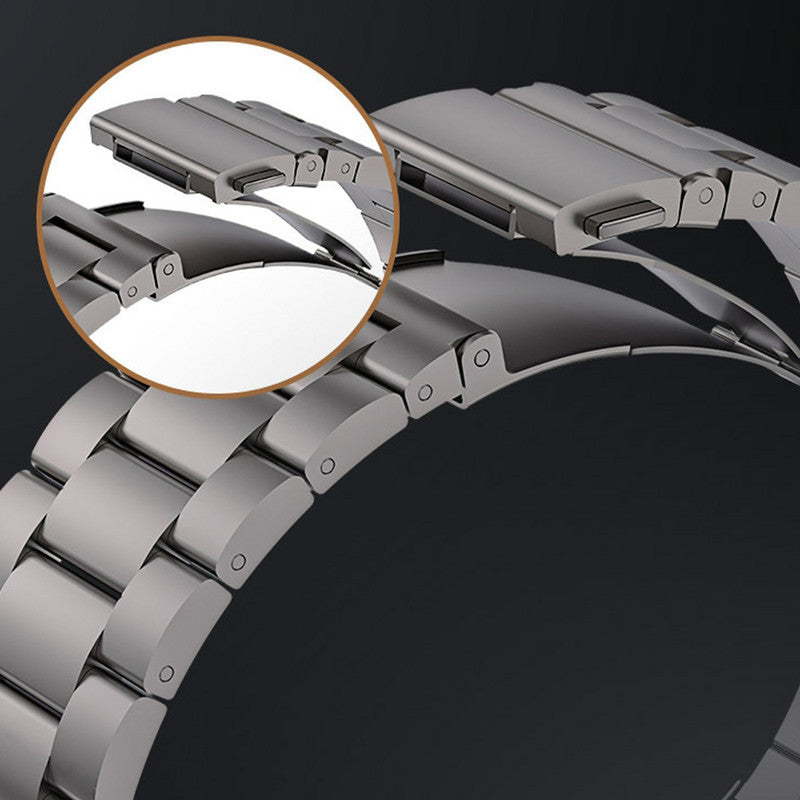 Full Brush Titanium Apple Watch Band