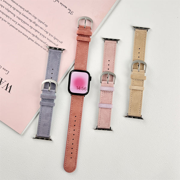 Ladies' Band for Apple Watch Made of Suede Leather