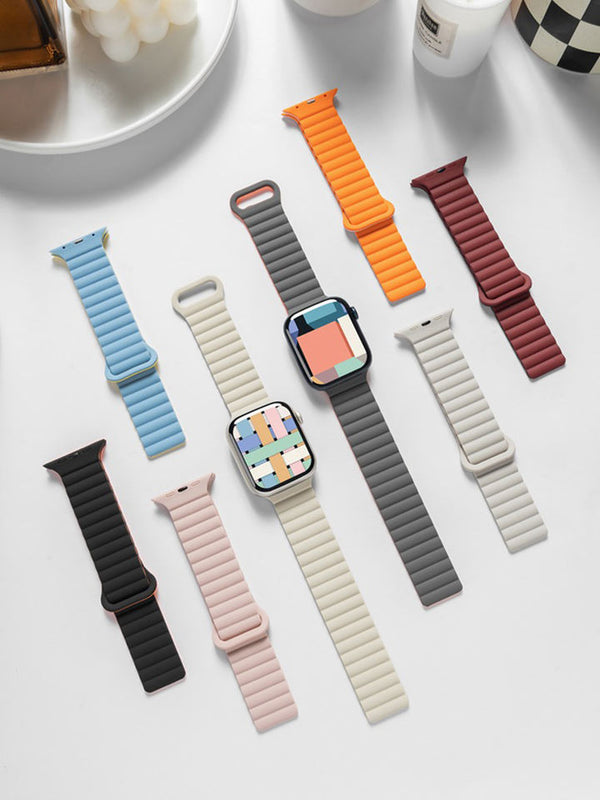 Colorful Magnetic Silicone Band for Apple Watch