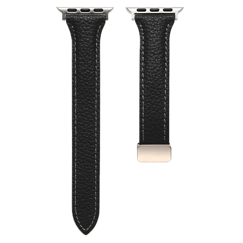 Leather Band with Magnetic Buckle For Apple Watch
