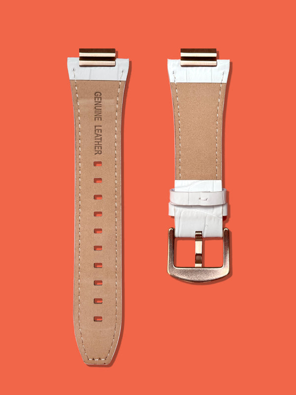 White Alligator - Rose Buckle